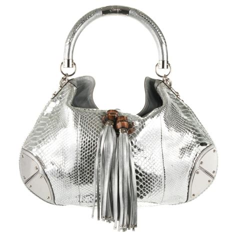 gucci indy silver|gucci babouska indy satchel.